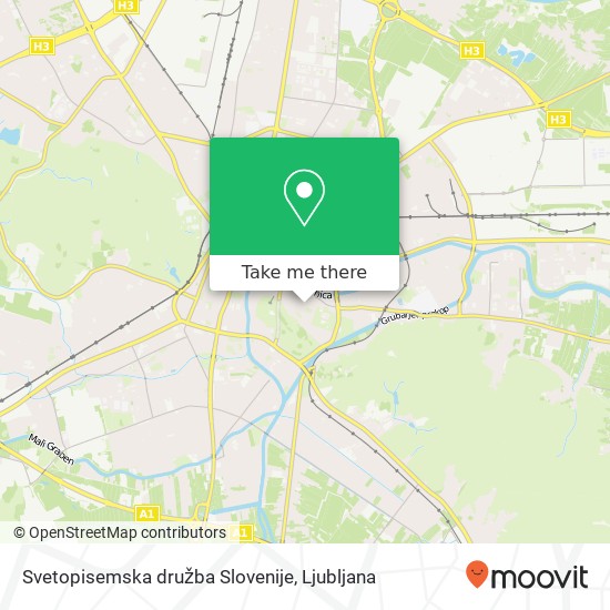 Svetopisemska družba Slovenije map