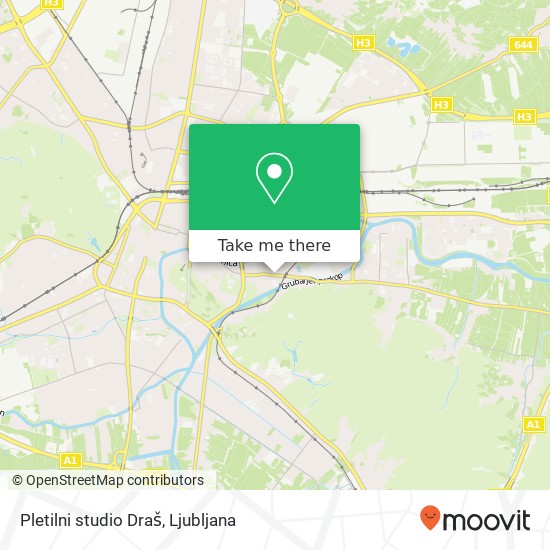 Pletilni studio Draš, Poljanska cesta 77 1000 Ljubljana map