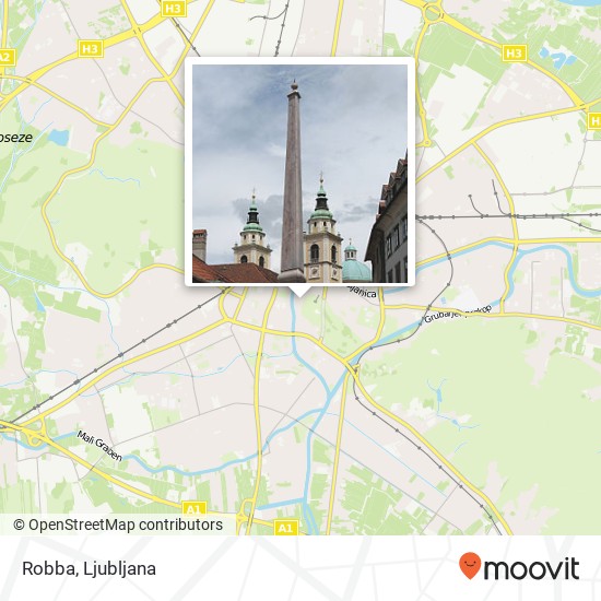 Robba, Mestni trg 4 1000 Ljubljana map
