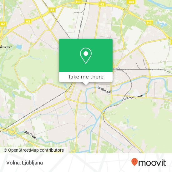 Volna, Nazorjeva ulica 1 1000 Ljubljana map