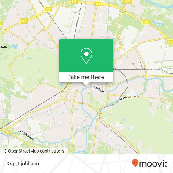 Kep, Trubarjeva cesta 14 1000 Ljubljana map