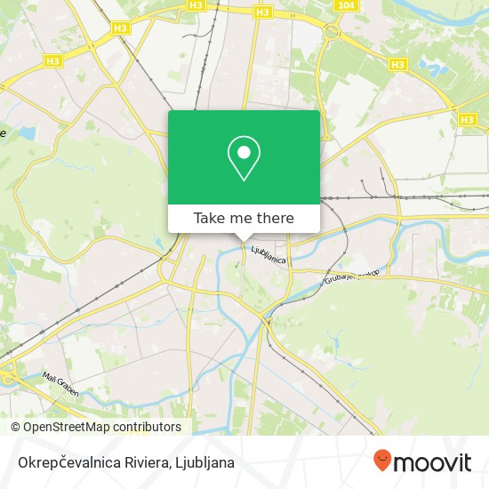 Okrepčevalnica Riviera, Trubarjeva cesta 36 1000 Ljubljana map