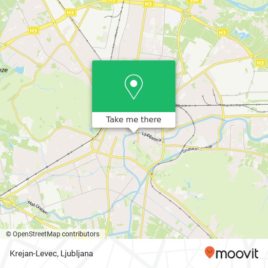 Krejan-Levec, Adamic-Lundrovo nabrezje 7 1000 Ljubljana map