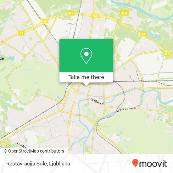 Restavracija Sole, Kolodvorska ulica 18 1000 Ljubljana map