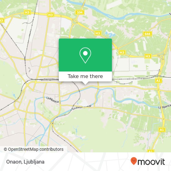 Onaon, Proletarska ulica 4 1000 Ljubljana map