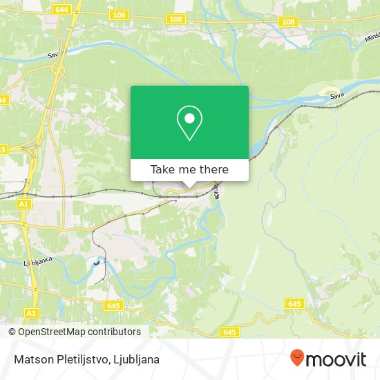 Matson Pletiljstvo, Zaloska cesta 214 1000 Ljubljana map