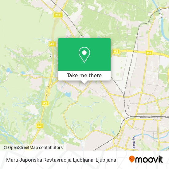 Maru Japonska Restavracija Ljubljana map