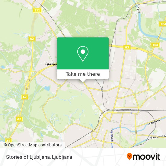 Stories of Ljubljana map