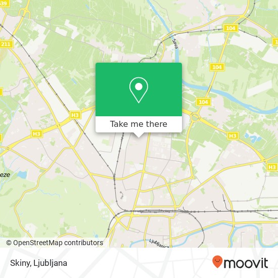 Skiny, Masera-Spasiceva ulica 8 1000 Ljubljana map