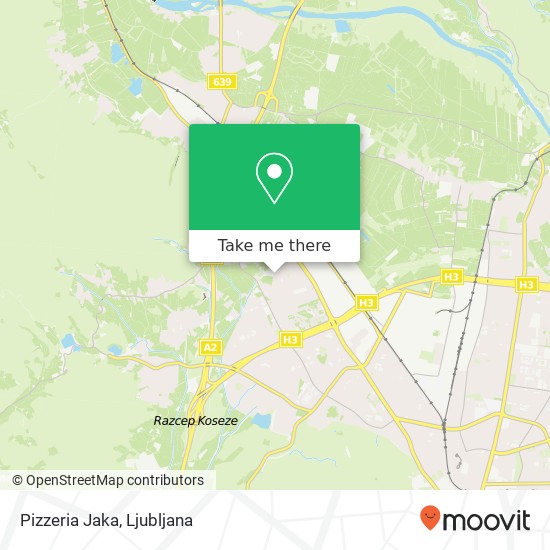 Pizzeria Jaka, Brilejeva ulica 16 1000 Ljubljana map