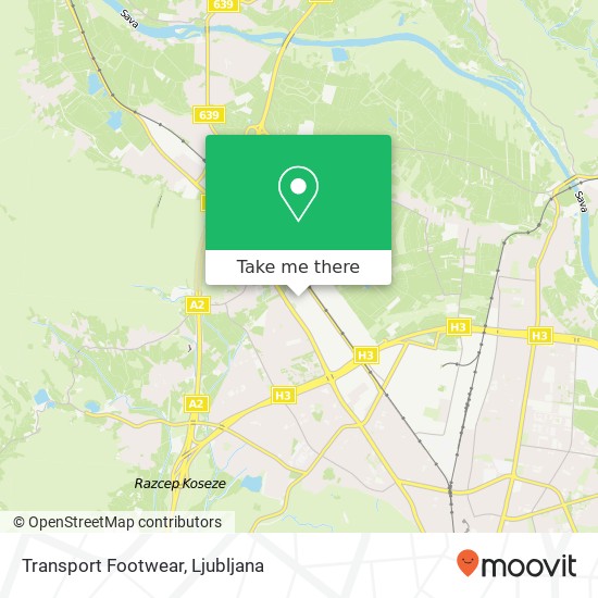 Transport Footwear, Cesta Ljubljanske brigade 33 1000 Ljubljana map