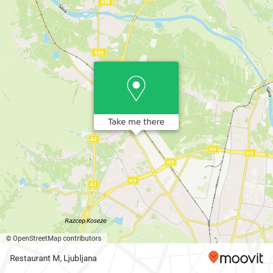 Restaurant M, 1000 Ljubljana map