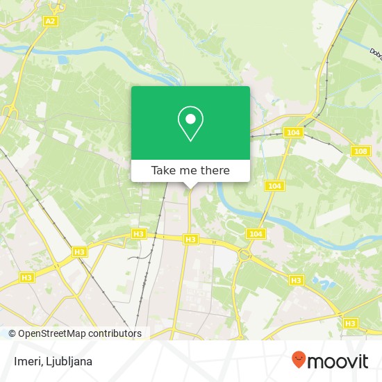 Imeri, Dunajska cesta 226 1000 Ljubljana map