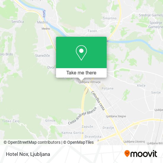 Hotel Nox map
