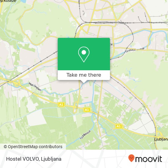 Hostel VOLVO map