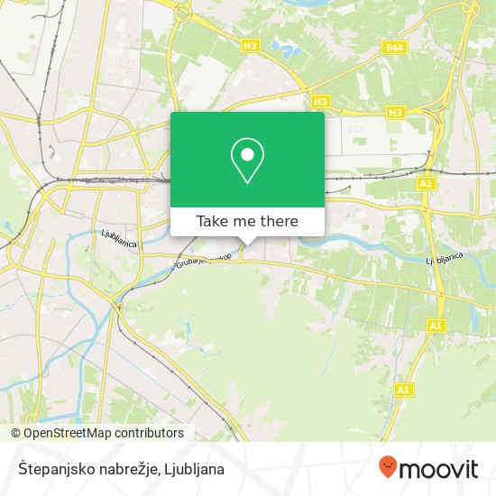 Štepanjsko nabrežje map