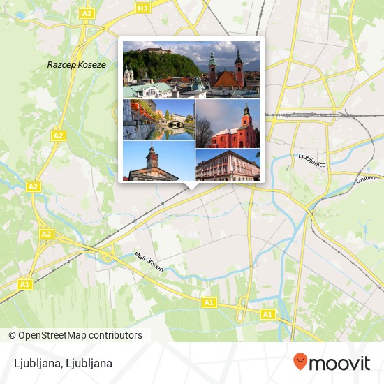 Ljubljana map