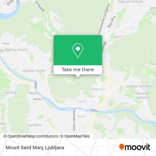 Mount Saint Mary map