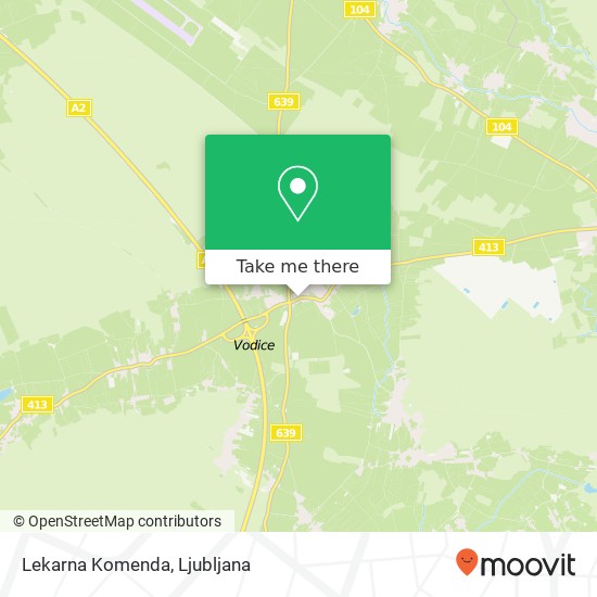 Lekarna Komenda map