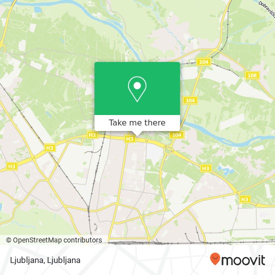 Ljubljana map