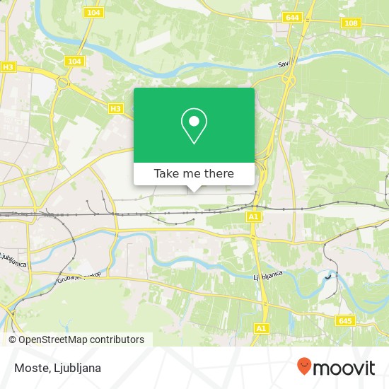 Moste map