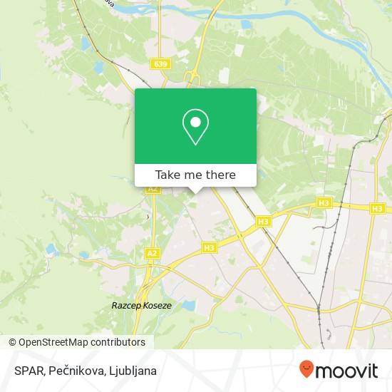 SPAR, Pečnikova map