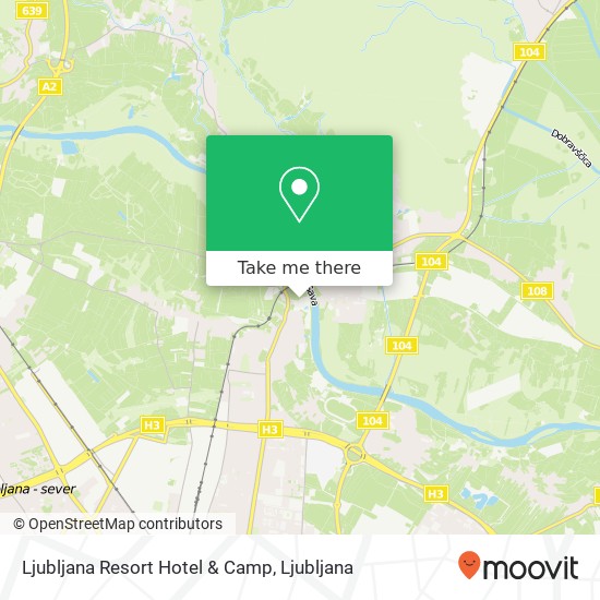 Ljubljana Resort Hotel & Camp map