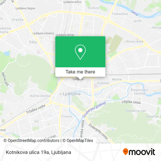 Kotnikova ulica 19a map