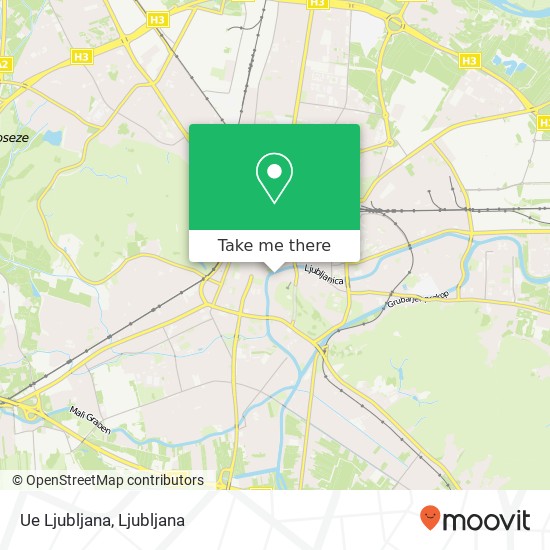 Ue Ljubljana map