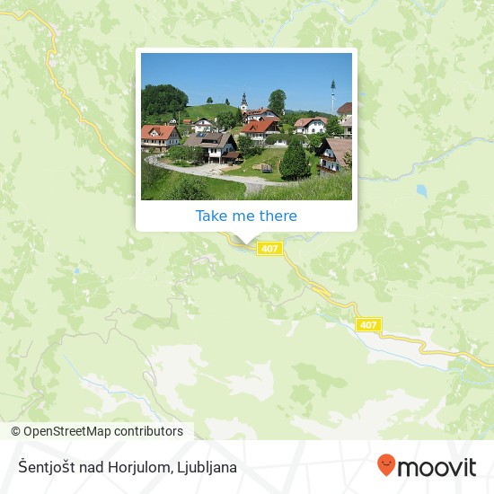 Šentjošt nad Horjulom map