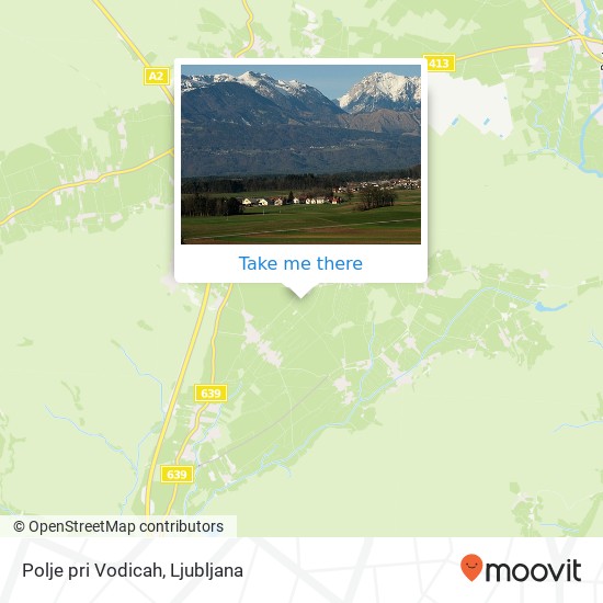 Polje pri Vodicah map