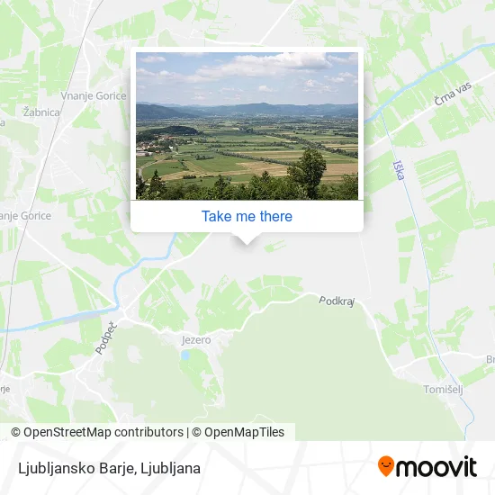 Ljubljansko Barje map