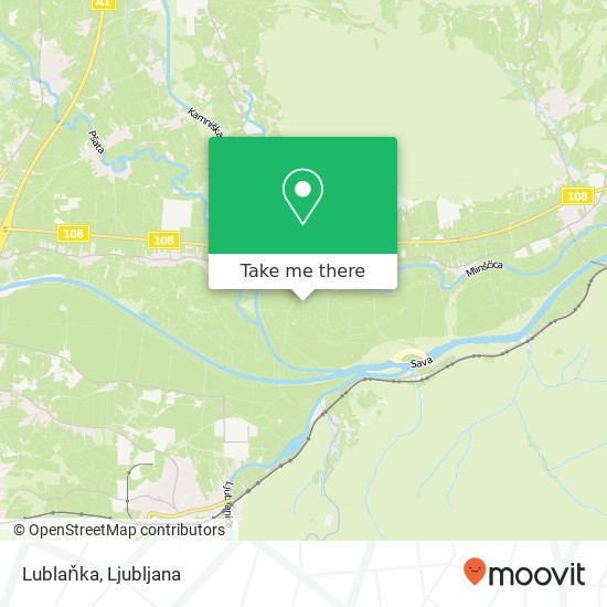 Lublaňka map