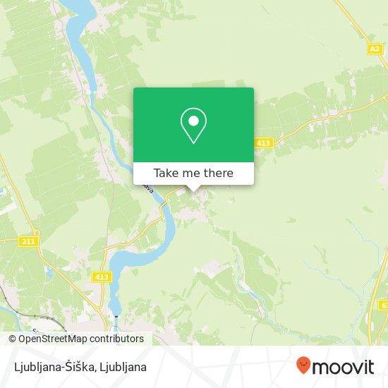 Ljubljana-Šiška map