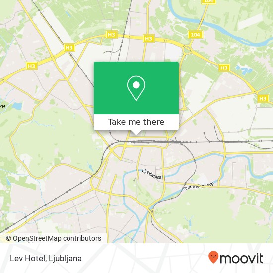 Lev Hotel map