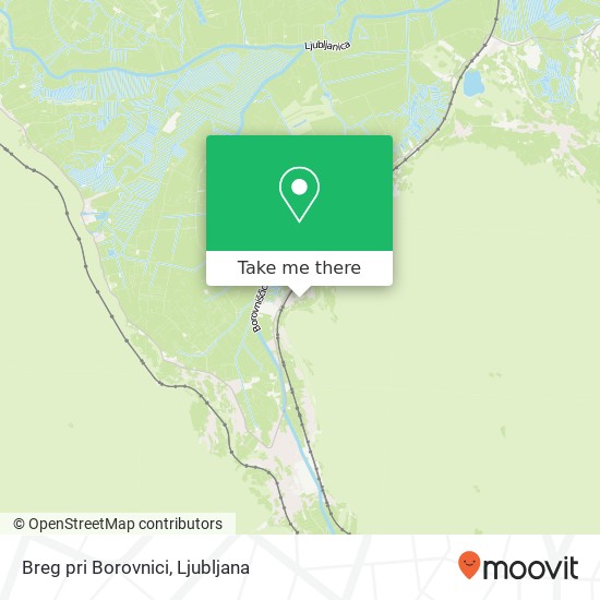 Breg pri Borovnici map