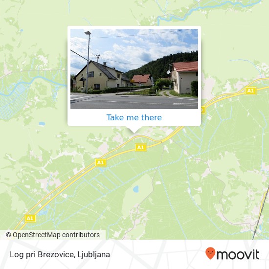 Log pri Brezovice map