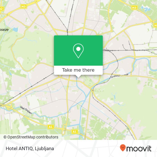 Hotel ANTIQ map