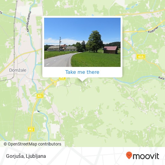 Gorjuša map