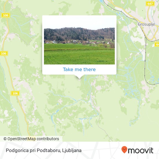 Podgorica pri Podtaboru map