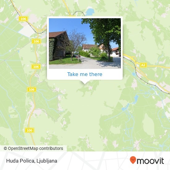 Huda Polica map
