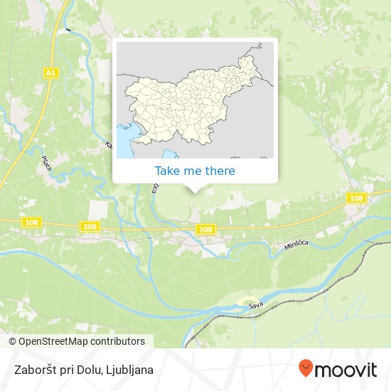 Zaboršt pri Dolu map