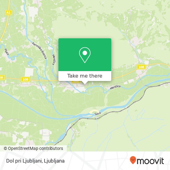 Dol pri Ljubljani map