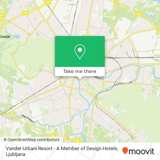 Vander Urbani Resort - A Member of Design Hotels map