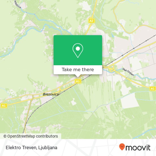 Elektro Treven map