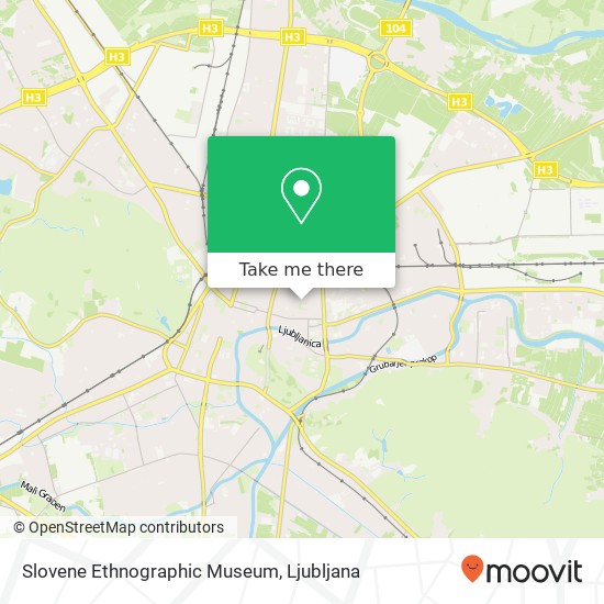 Slovene Ethnographic Museum map