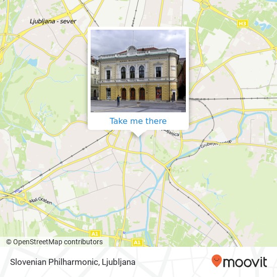 Slovenian Philharmonic map
