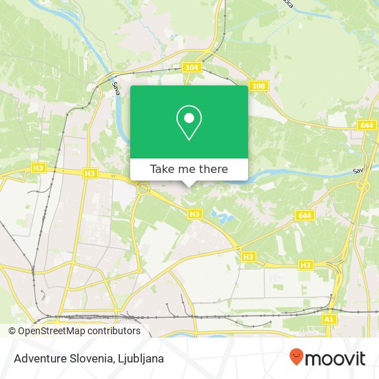 Adventure Slovenia map