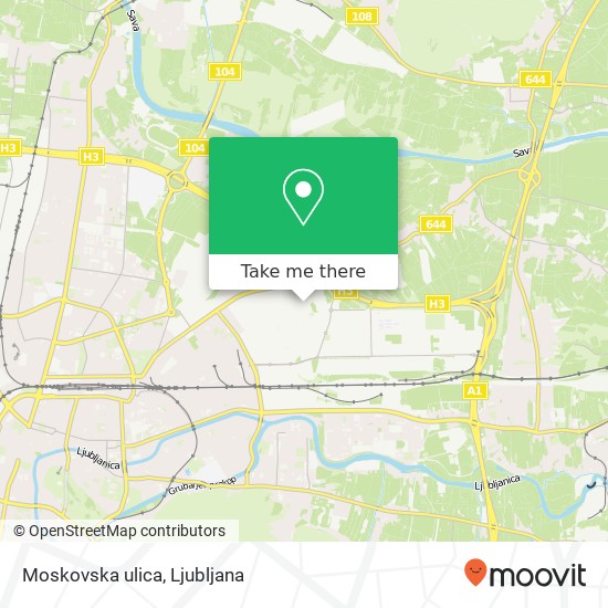 Moskovska ulica map