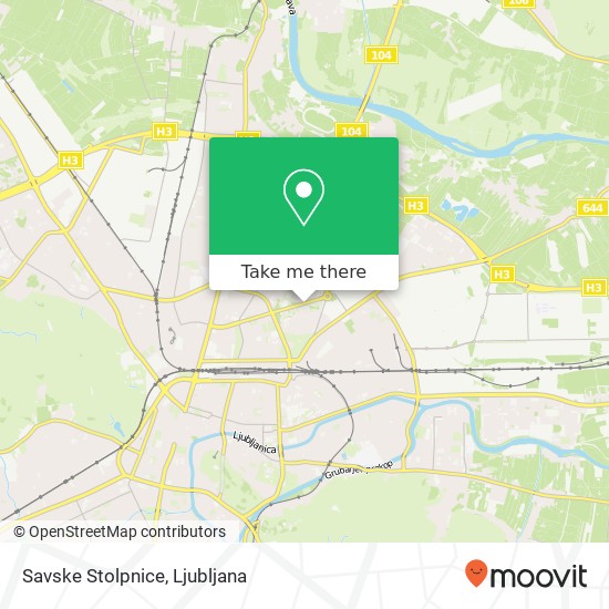 Savske Stolpnice map